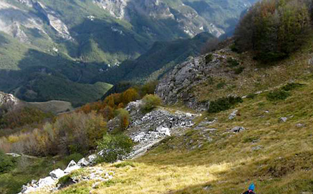 Retro-Corchia, in basso a dx zona del Puntato