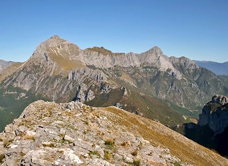 Il gruppo delle Panie dalla vetta del monte Nona